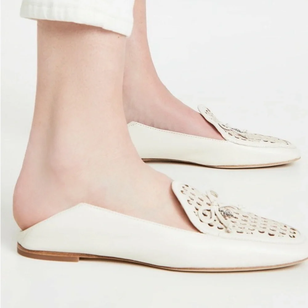 T13 Tory Burch Charm Woven Flats